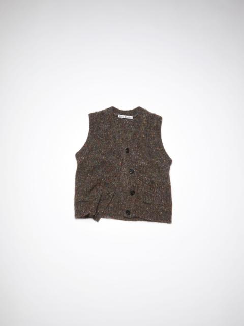 Acne Studios Blanket knit gilet - Dark grey