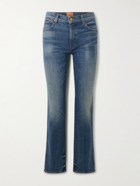JAMIE HALLER The Freddie Mid-rise Slim-fit Jeans