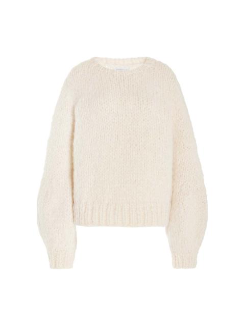 GABRIELA HEARST Clarissa Sweater in Ivory Welfat Cashmere