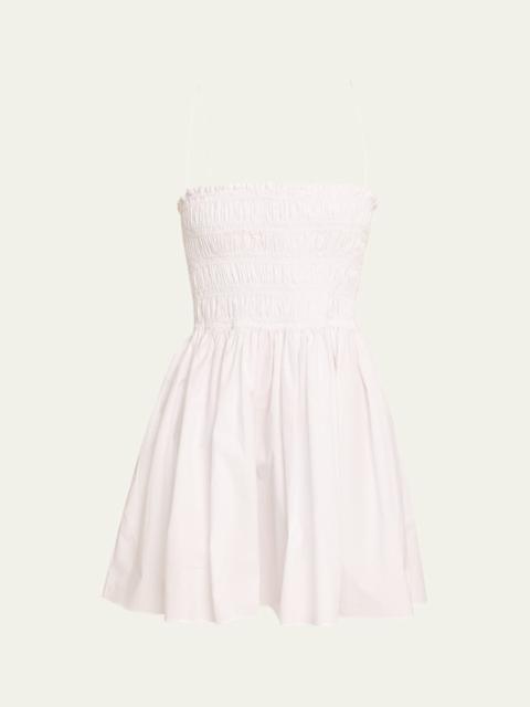 MATTEAU Shirred Bodice Mini Dress