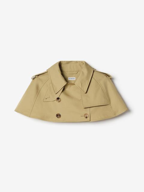 Burberry Gabardine Trench Capelet