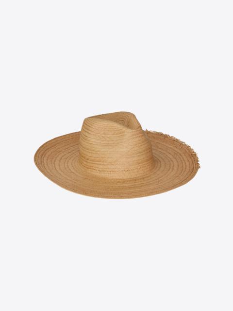 SAINT LAURENT straw waikiki hat
