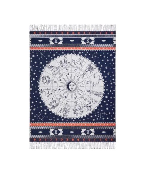 Astrology Wheel woven blanket