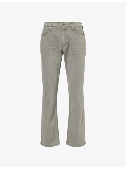 PAIGE Normandie Straight-Leg Stretch-Denim Jeans