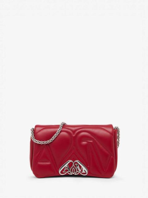 Alexander McQueen Women's The Seal Small Bag in Blood Red