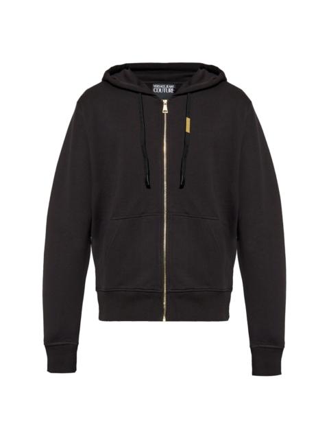 パーカー・フーディ VERSACE FW24 Black cotton sweatshirt (10162811A11444 1B000) VERSACE Versace Man Black Cotton Sweatshirt | luosophy