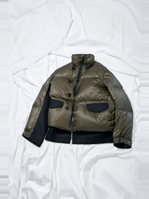 sacai Wool Melton Puffer Blouson