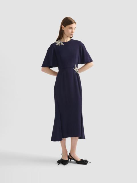 SHORT SLEEVE MIDI DRESS