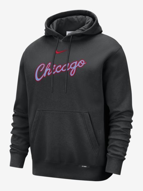 Chicago Bulls City Edition Men's Nike Basketball Club Pull-Over Hoodie
