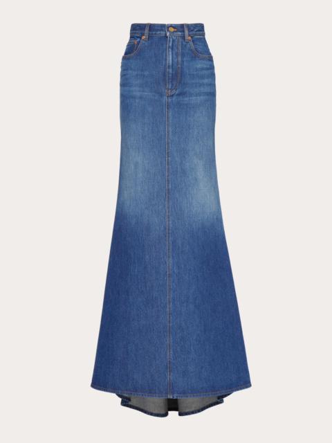 LONG DENIM SKIRT