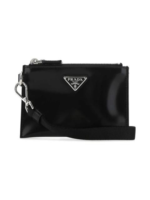 Black Leather Pouch