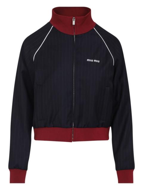 Miu Miu pinstripe wool jacket