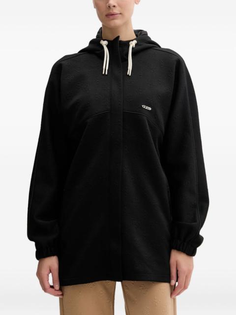 GUESS USA Peony hooded patterned jacket