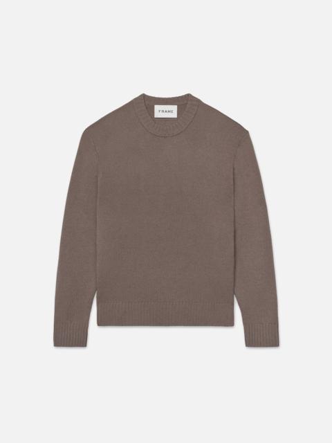 FRAME The Cashmere Crewneck Sweater in Dry Rose