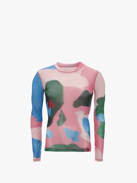 JW Anderson LONG SLEEVE MESH TOP