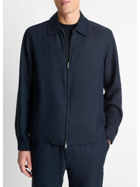 Vince Two-Way Zip Bomber Jacket