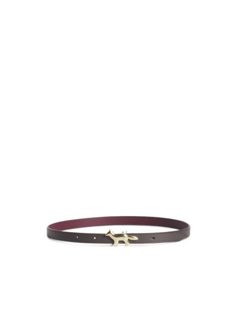 Maison Kitsuné Profile Fox reversible buckle belt