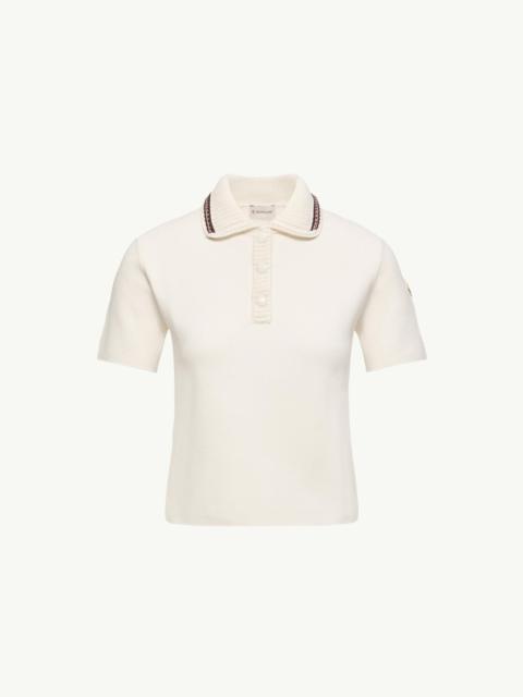 Moncler Cotton Knit Polo Shirt
