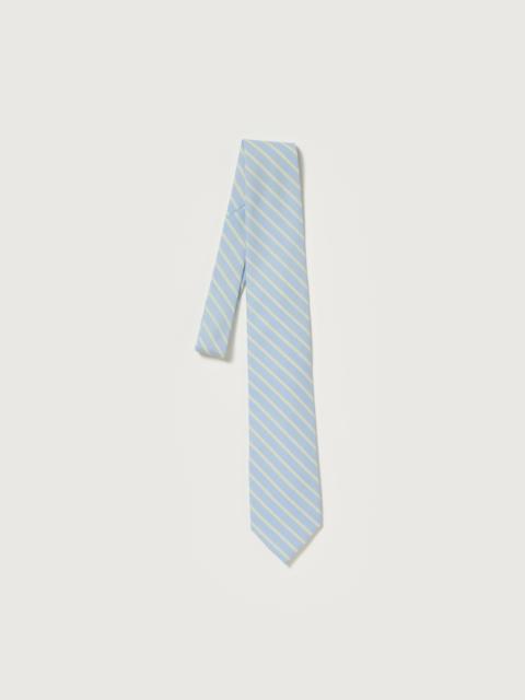AURALEE SUPER FINE WOOL STRIPE TIE