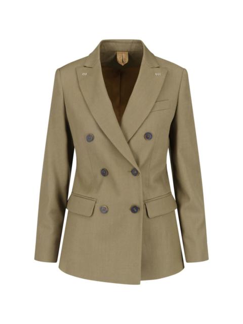 Max Mara DOUBLE-BREASTED VIRGIN WOOL BLAZER