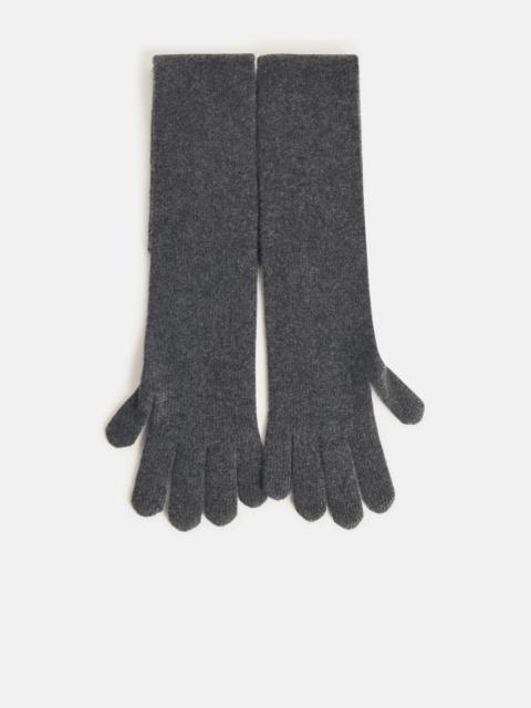 'TIMOR' GREY CASHMERE GLOVES