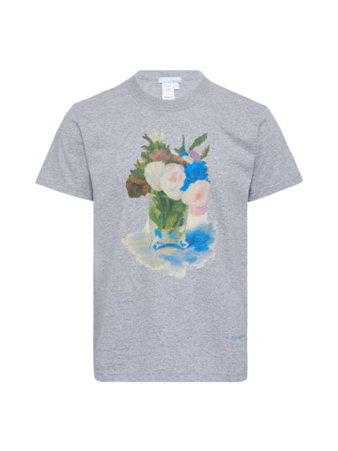 JUNTAE KIM Layered Flower T-Shirt