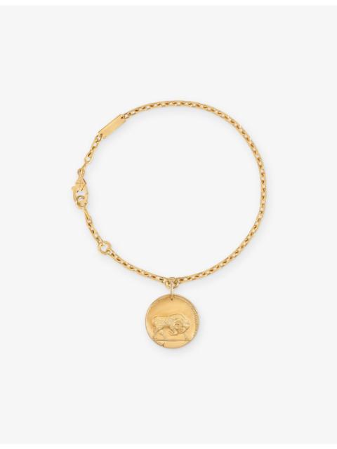 Van Cleef & Arpels Zodiaque Medal Aries 18ct Yellow-Gold Bracelet