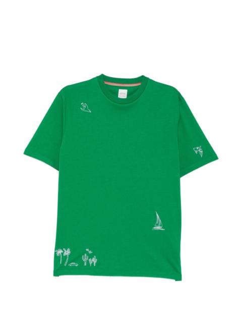 Paul Smith graphic-embroidered T-shirt