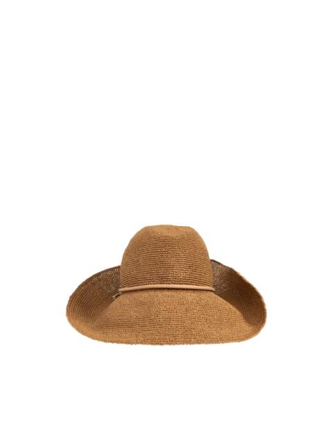 EMPORIO ARMANI woven band hat