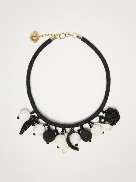 Max Mara LUPPOLO Paper yarn necklace