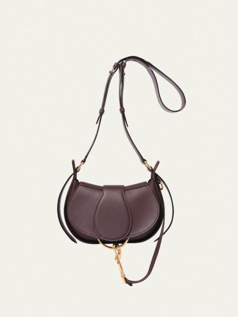 Chloé Ride Small Flap Crossbody Bag in Calfskin