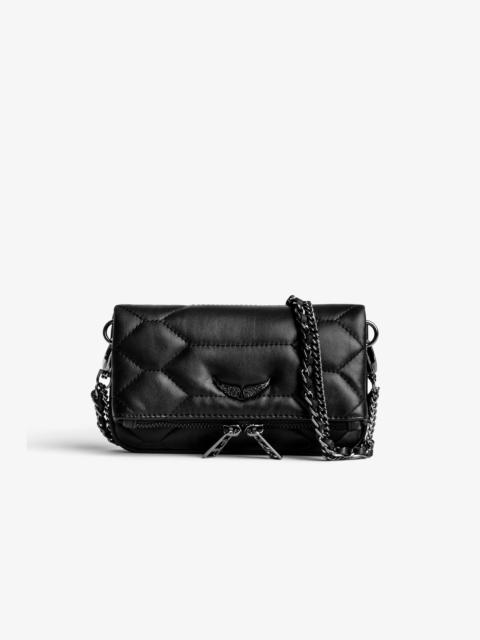 Rock Nano Quilted Leather Clutch
