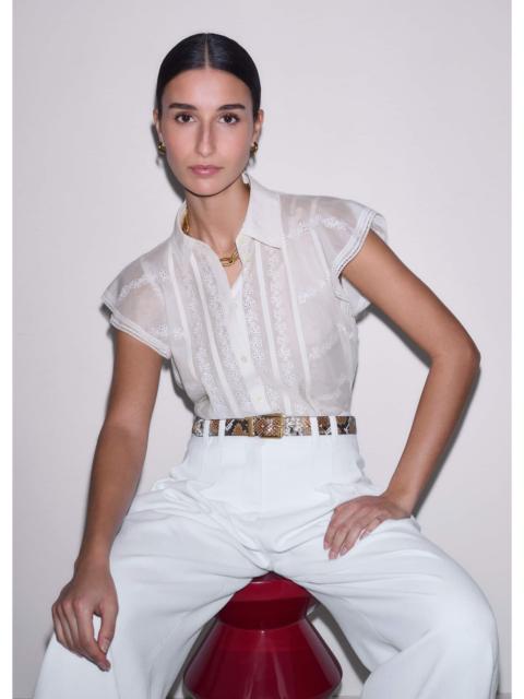 ME+EM Collared Swing Blouse