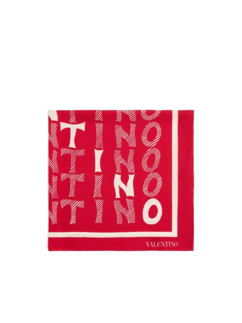 Valentino Le Fou de l'Archive silk scarf