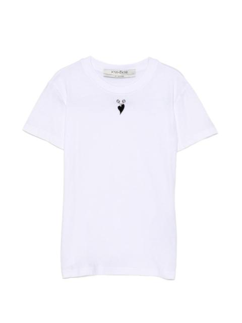 KIMHĒKIM heart-charm T-shirt