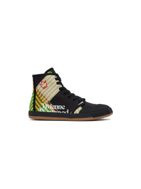 Vivienne Westwood Black Animal Gym High Top Sneakers