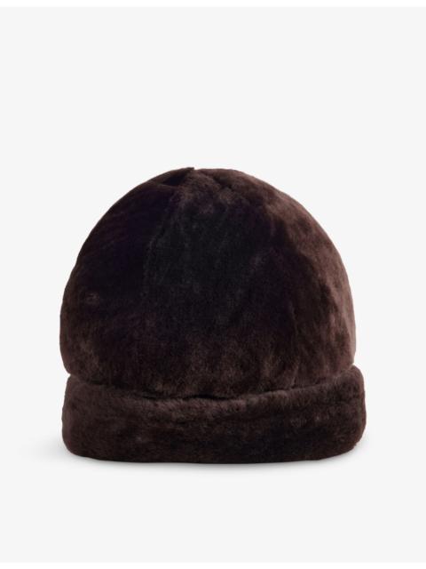NOUR HAMMOUR Blokes Toscana Shearling Beanie