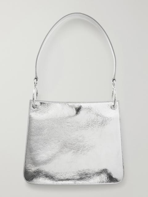 Jil Sander Otto Small Metallic-leather Shoulder Bag