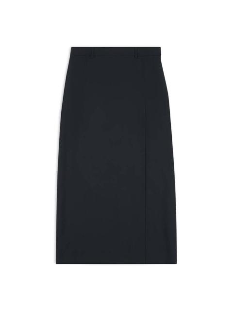BALENCIAGA Slit Tailored Skirt in Black
