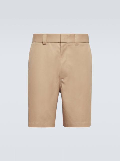 Cotton twill shorts