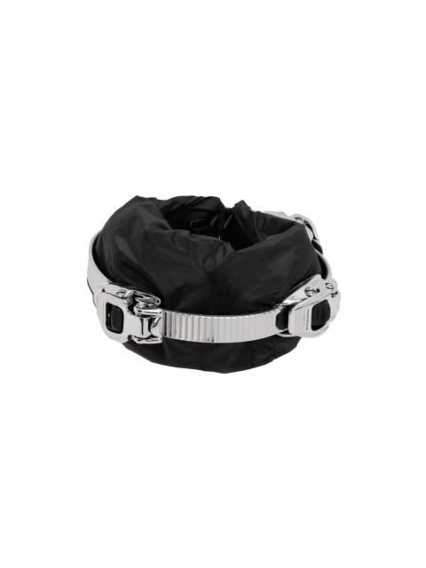 Silver & Black Shiny Micro Bag Bracelet