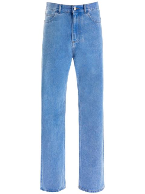 STRAIGHT LEG ORGANIC DENIM JEANS