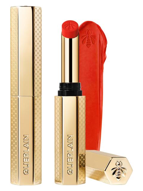 GUERLAIN KissKiss Blur Matte Long-Wearing Lipstick - 639 Tangerine Bloom