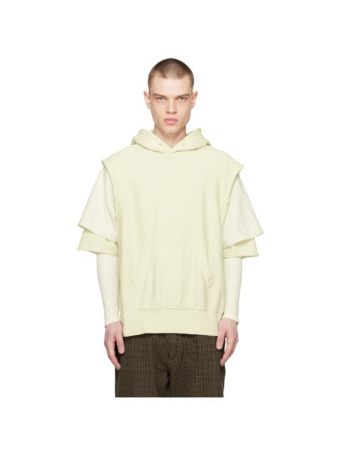 UNDERCOVER Off-White Layered Hoodie