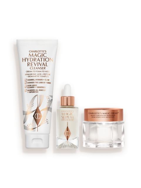Charlotte Tilbury CHARLOTTE’S 3-STEP MAGIC SKIN ROUTINE SKINCARE KIT