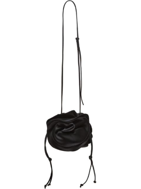 MAGDA BUTRYM Magda black satin shoulder bag