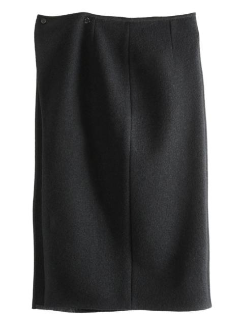 RIER wool midi skirt