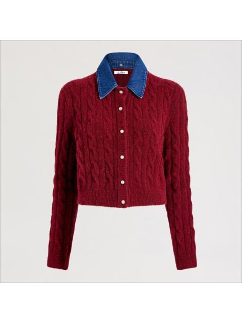 Sam Edelman Denim Collar Cardigan