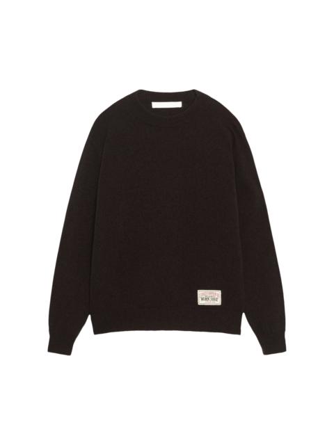 Stussy x Our Legacy Work Shop Knitted Roundneck Sweater 'Dark Brown Surfman'