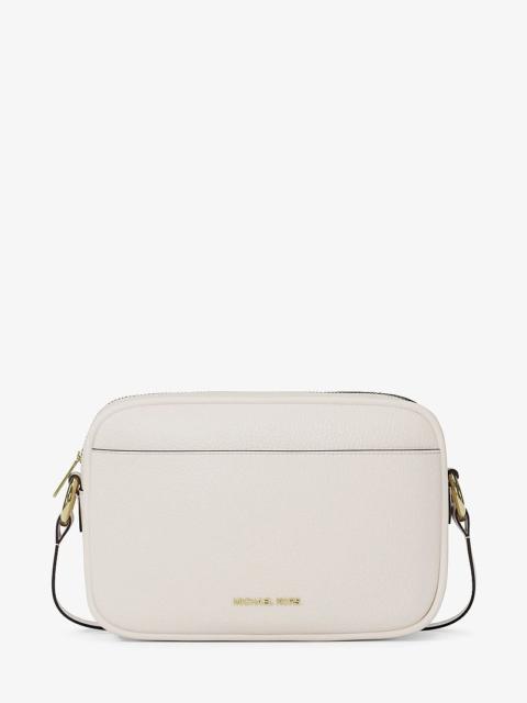 MICHAEL KORS Jet Set Large Pebbled Leather Camera Crossbody Bag